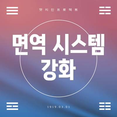면역 시스템 강화