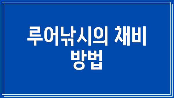 루어낚시의 채비 방법